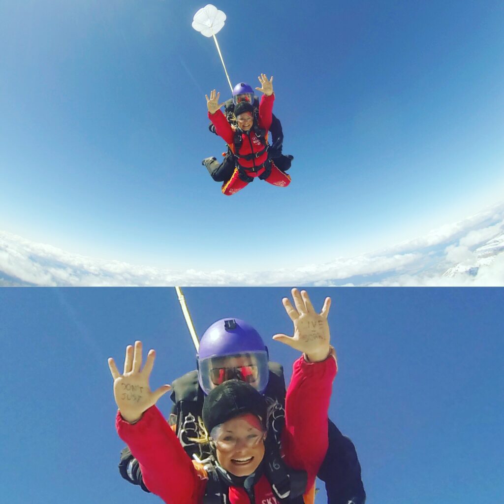 skydiving